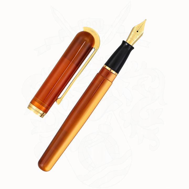 Visconti Pericle Amber Gold Fountain Pen
