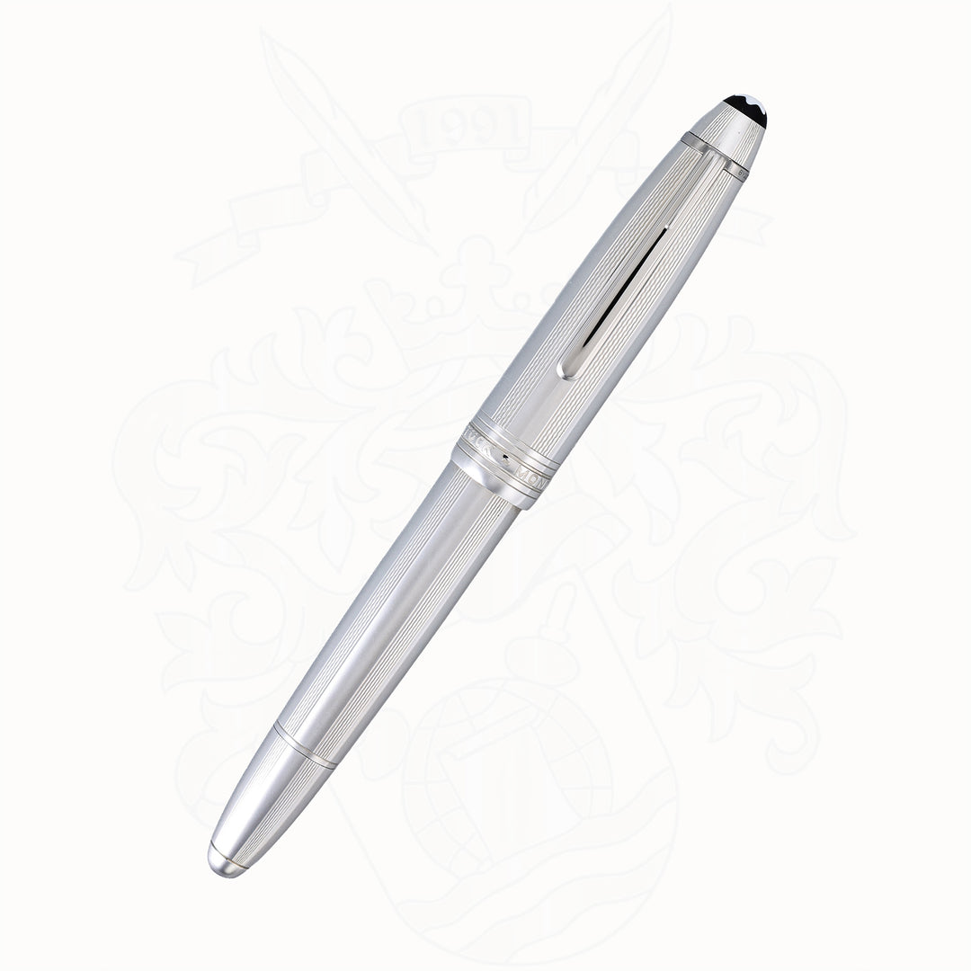 Montblanc Meisterstück LeGrand 146 Solitaire Silver Barley Fountain Pen