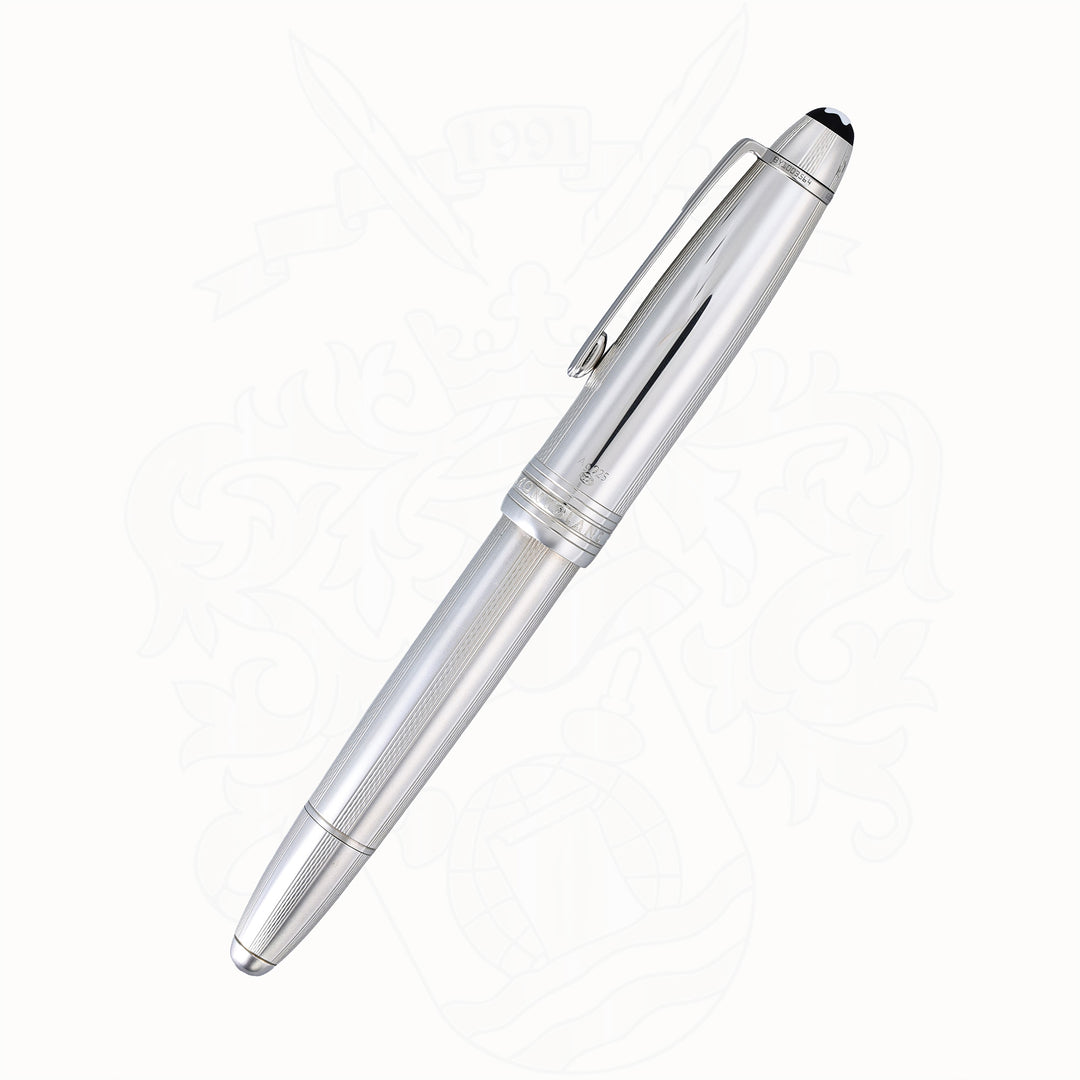Montblanc Meisterstück LeGrand 146 Solitaire Silver Barley Fountain Pen