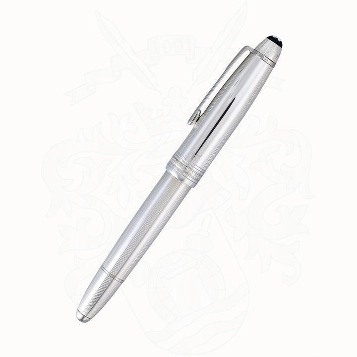 Montblanc Meisterstück LeGrand 146 Solitaire Silver Barley Fountain Pen