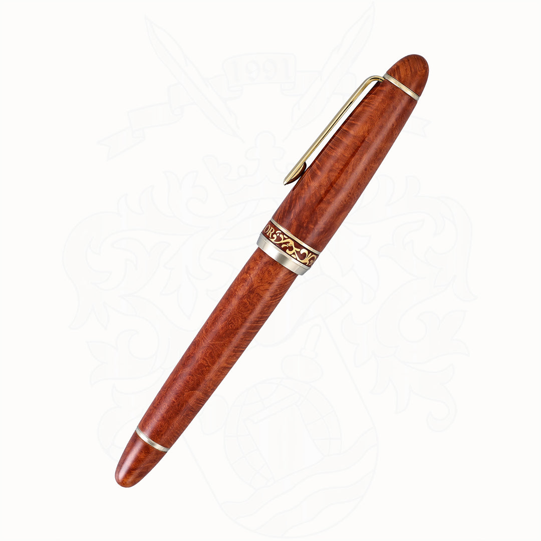 Sailor 1911 Profit 80th Anniversary Briarwood 21K Gold Fountain Pen