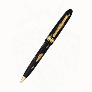 OMAS Ogiva Black and Gold Maki-e Ballpoint