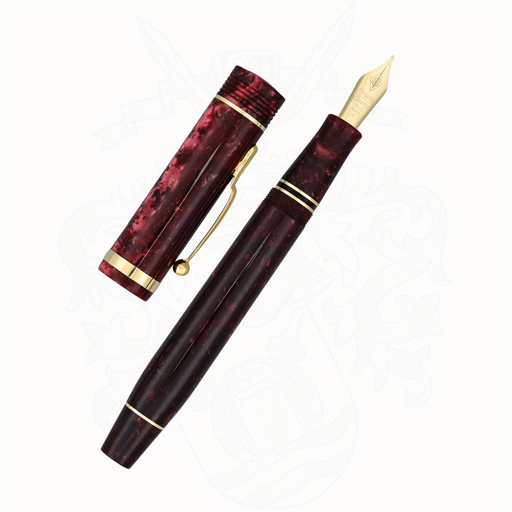 Conway Stewart Churchill Burgundy Blush · Fountain Pen