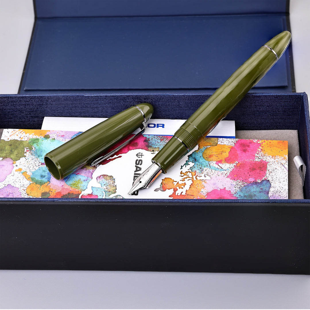 Sailor 1911L Ringless Epinard Fountain Pen
