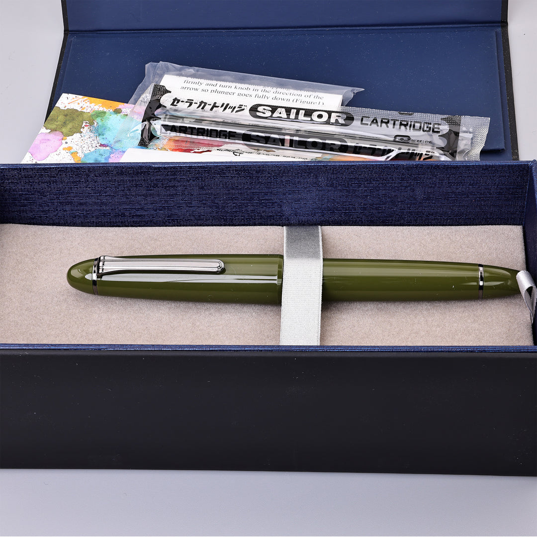 Sailor 1911L Ringless Epinard Fountain Pen