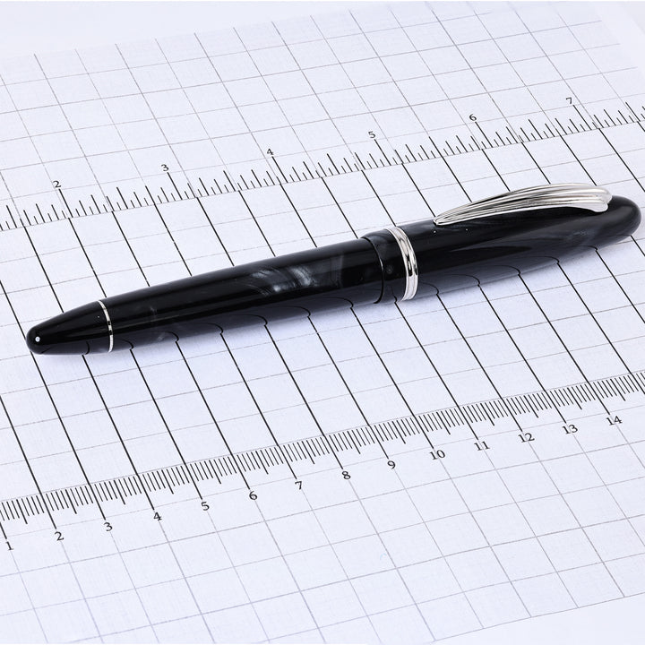 Nettuno 1911 Skipper Black And Silver Fountain Pen
