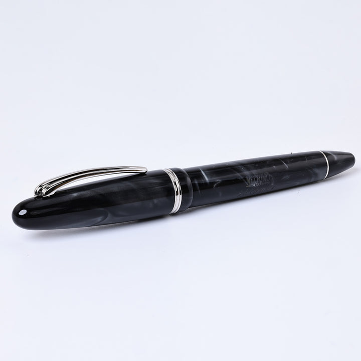 Nettuno 1911 Skipper Black And Silver Fountain Pen