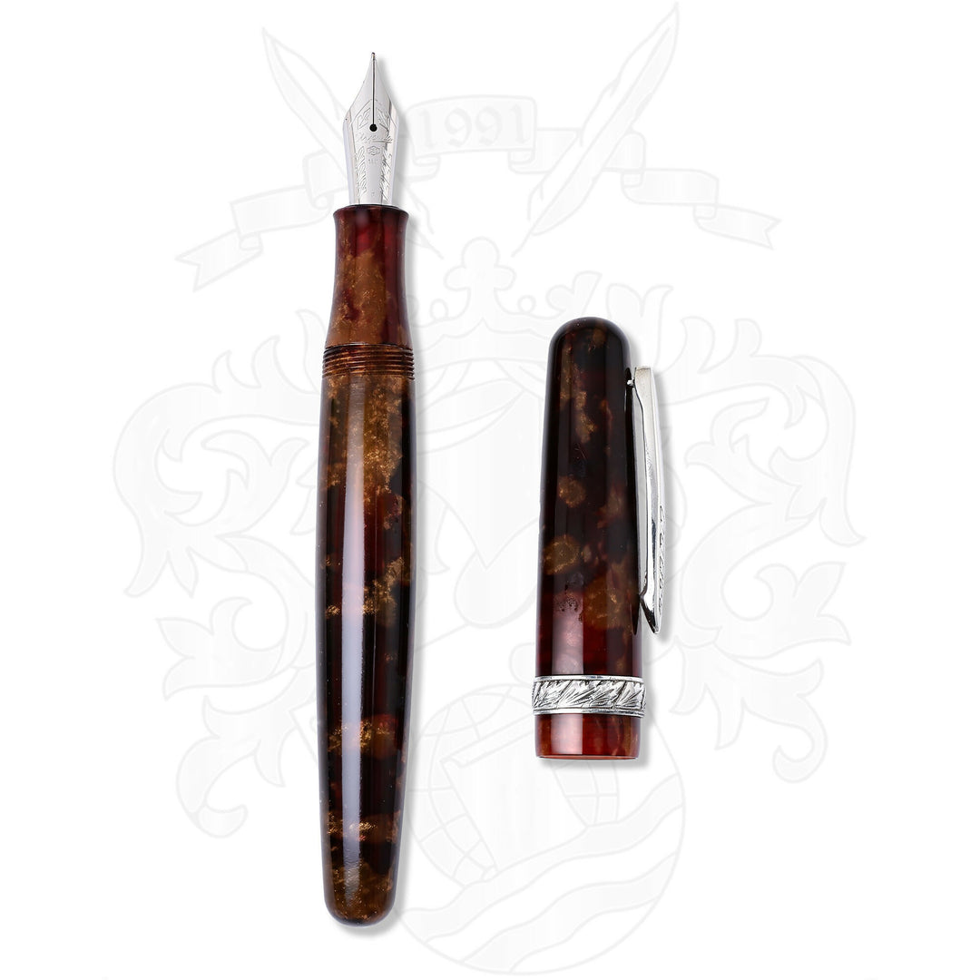 Stipula Etruria Amber Fountain Pen