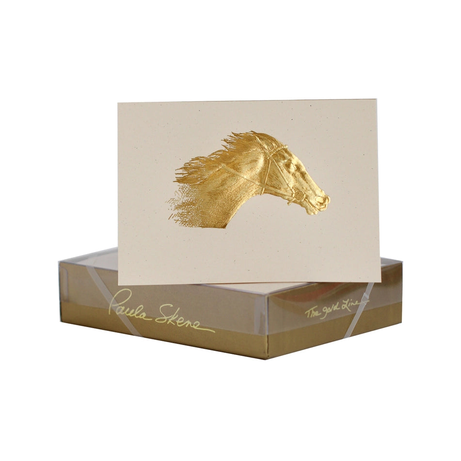 Paula Skene Horse Blank Card - 8 Ct.