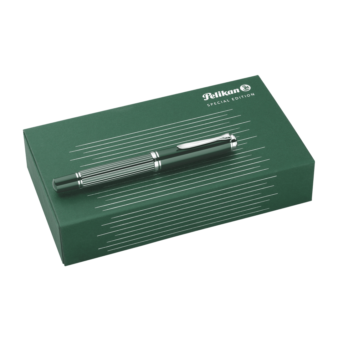 Pelikan Souverän M815 Metal Striped Green