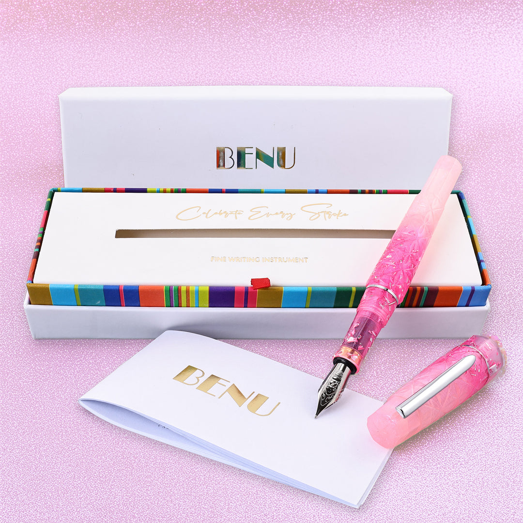 Benu Cocktail Hour Pink Lady GT Fountain pen