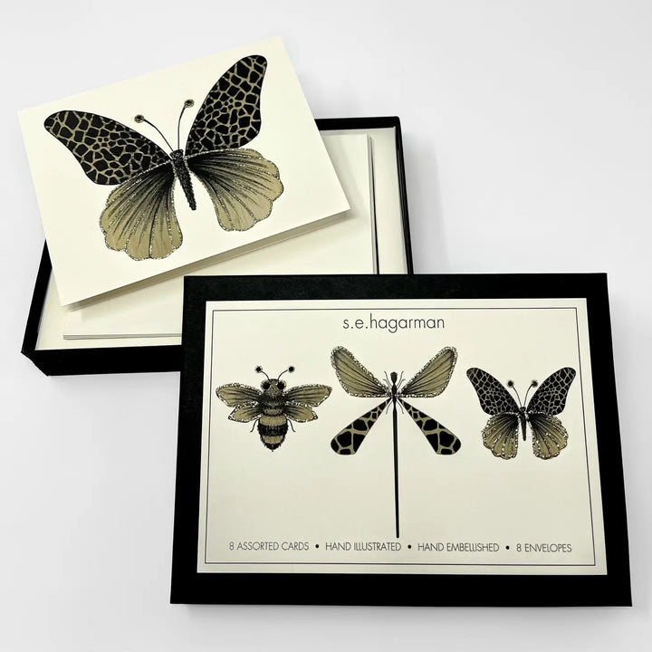 S.E.Hagarman Boxed Notecard - Beautiful Bugs