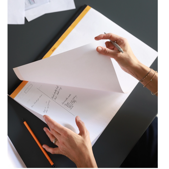 Rhodia Undated Weekly Desk Pad - 16.5" x 12.25"
