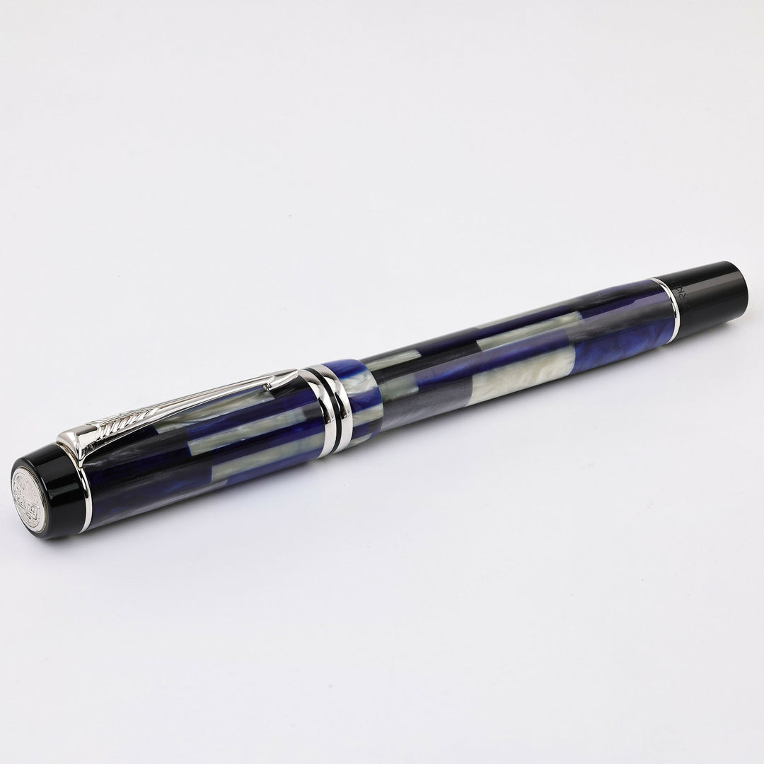 Parker Duofold Blue Mosaic Rollerball