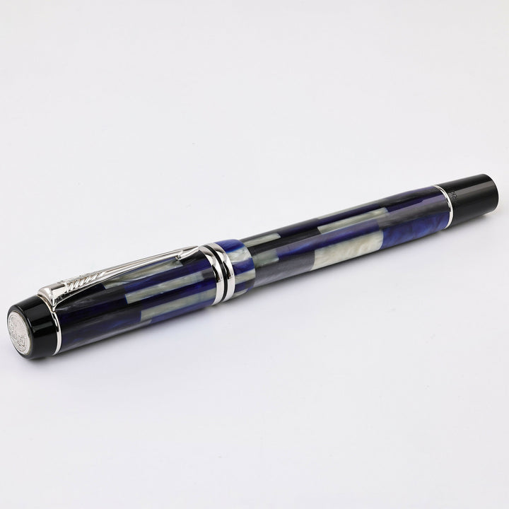 Parker Duofold Blue Mosaic Rollerball