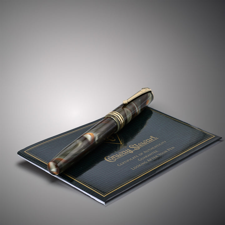 Conway Stewart 58 Series Brown Swirl Fountain Pen