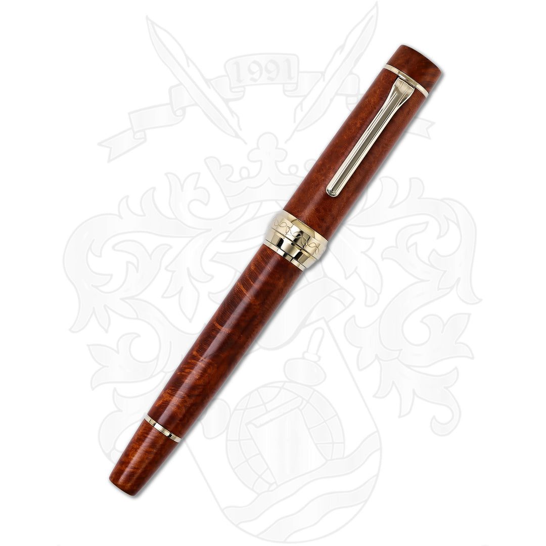 Sailor 90th Anniversary Mannenhitsu Doraku Briar Fountain Pen