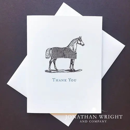 Jonathan Wright and Company -Equestrian Boxed Notecards 4.25" x  5.5" (6ct)
