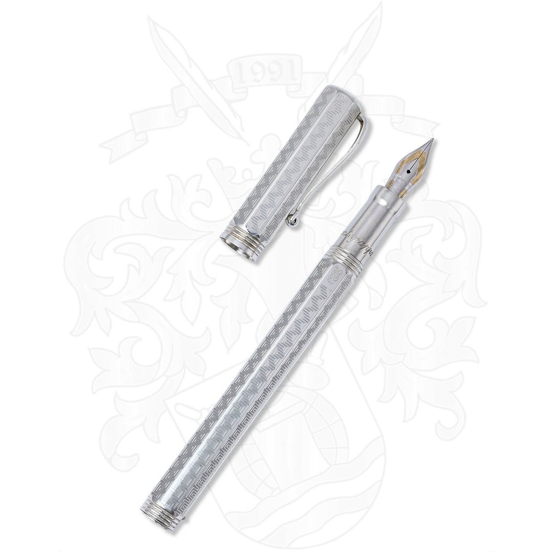 Montegrappa Reminiscence Sterling Silver Fountain Pen