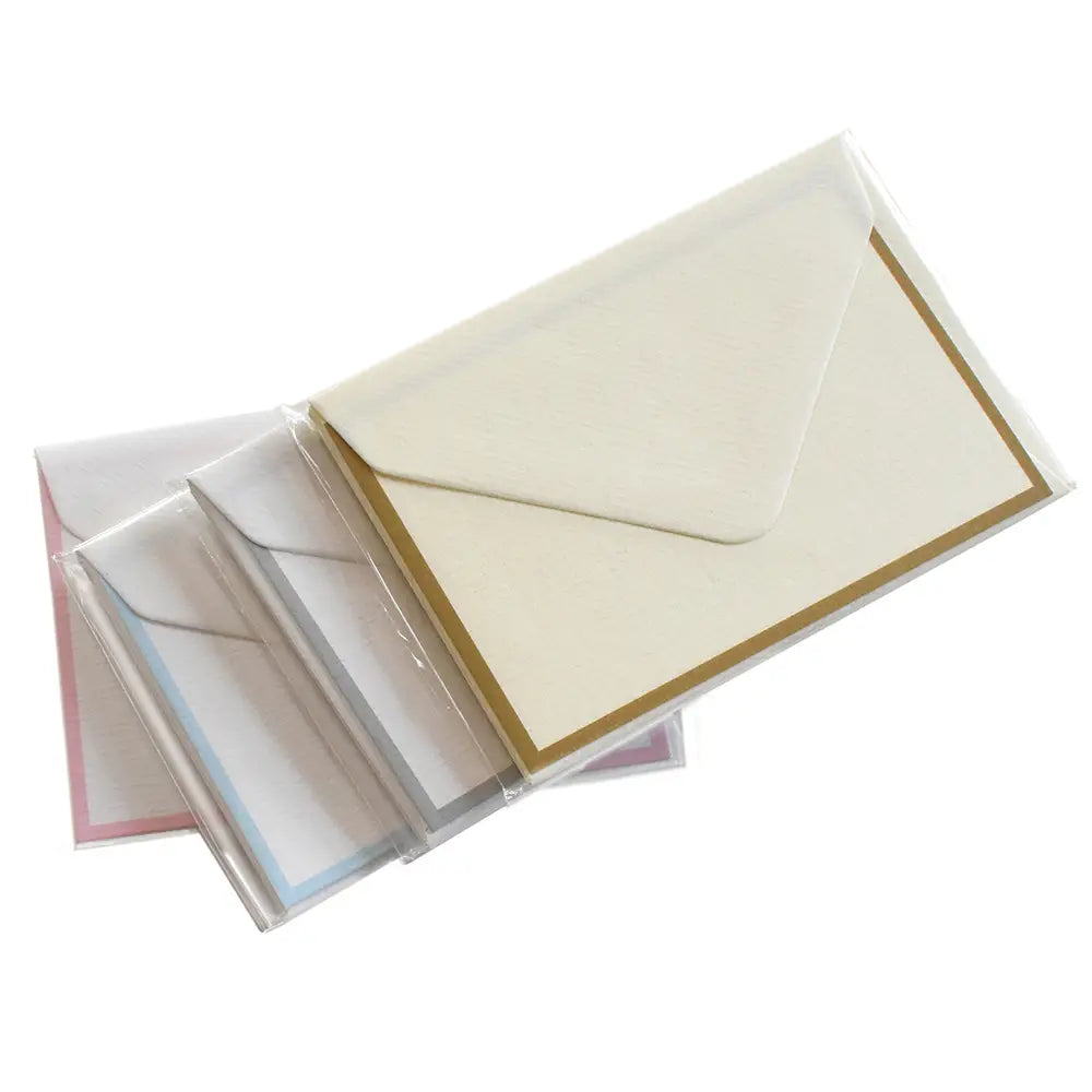 Bi-Color Small Note Cards Box (25ct) | Original Crown Mill
