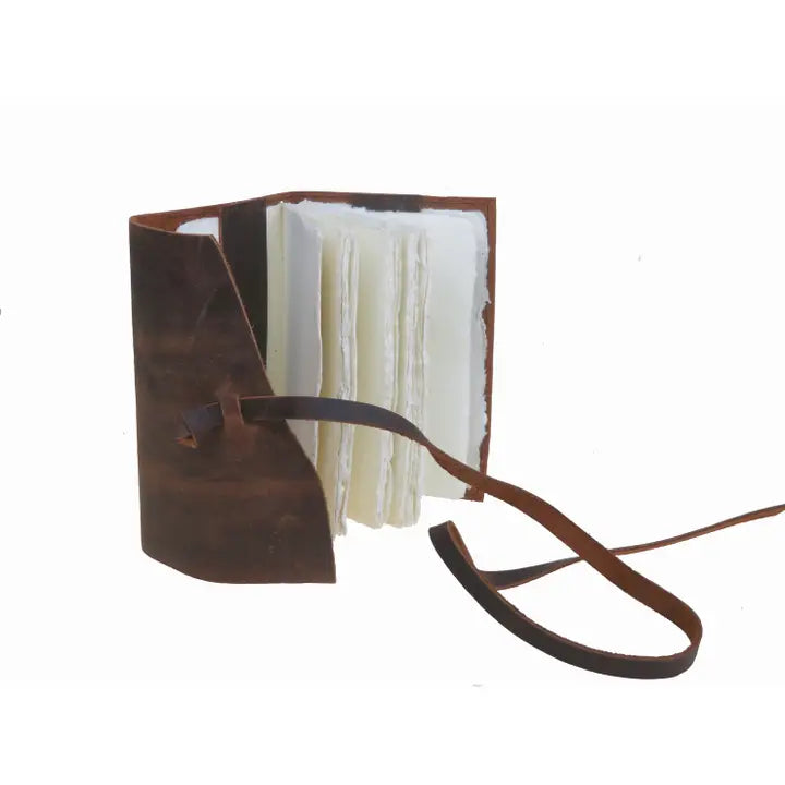 Epigram Oiled Leather Journal with Tie - A6
