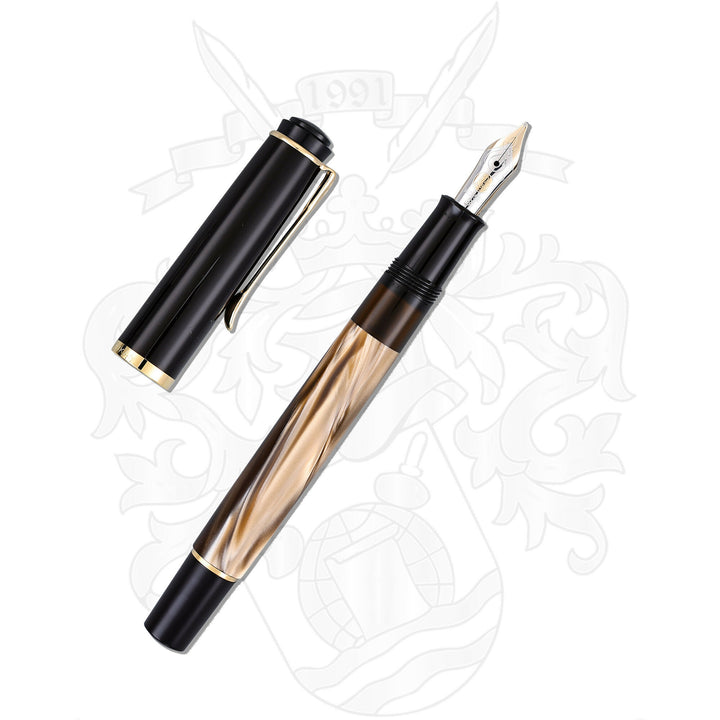 Pelikan Souverän M400 Brown Marble Foutain Pen