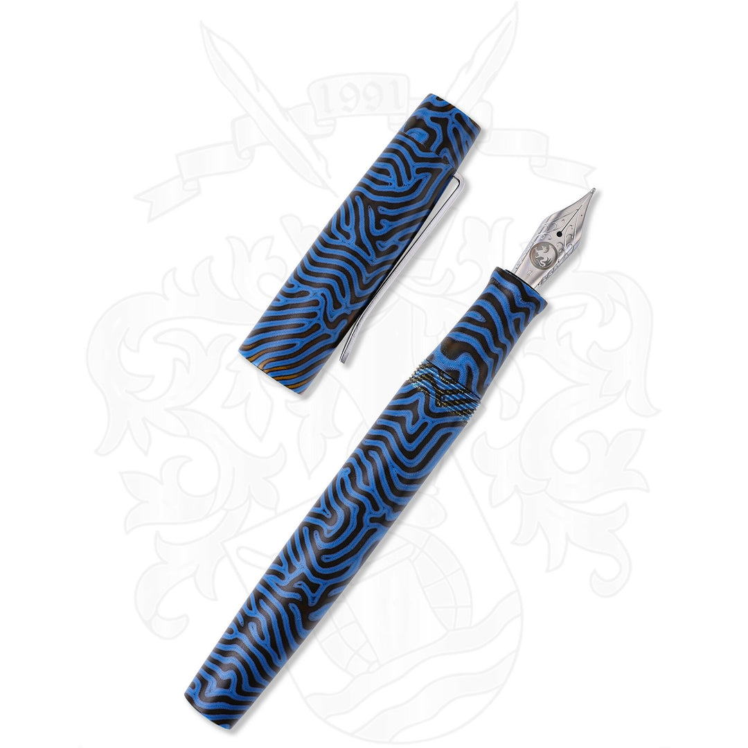 Atelier Lusso Carina 15 Blue Micarta Fountain Pen