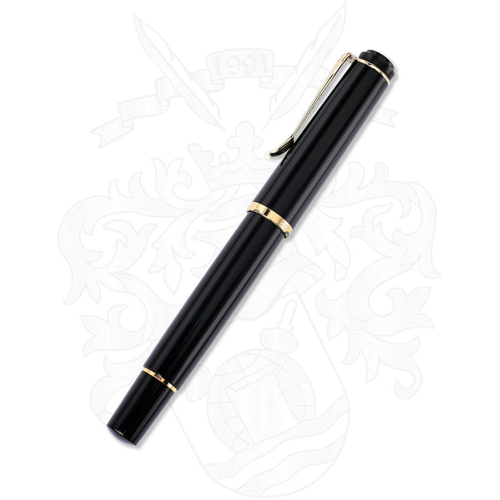 Pelikan M200 Black And Gold Fountain Pen