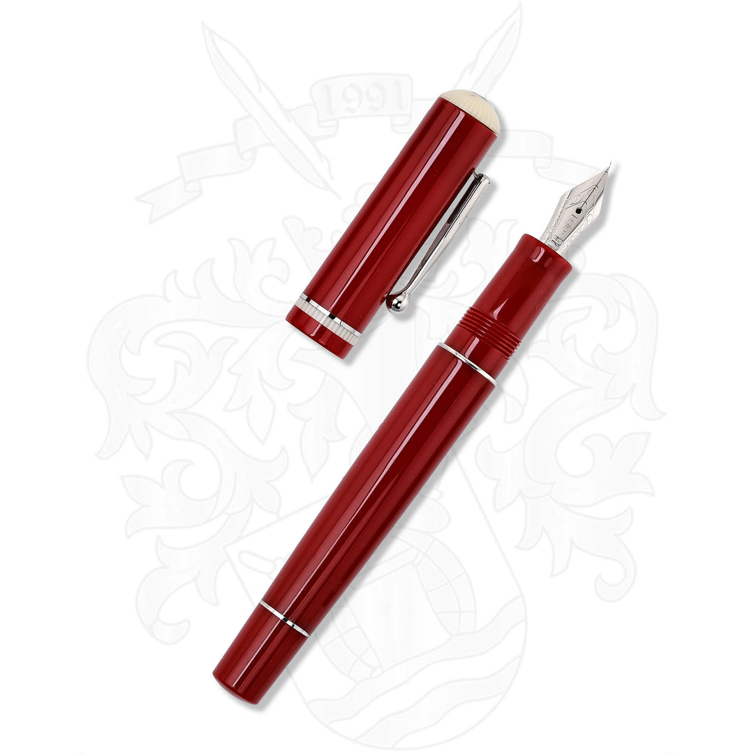 Delta Via Veneto Red Fountain Pen