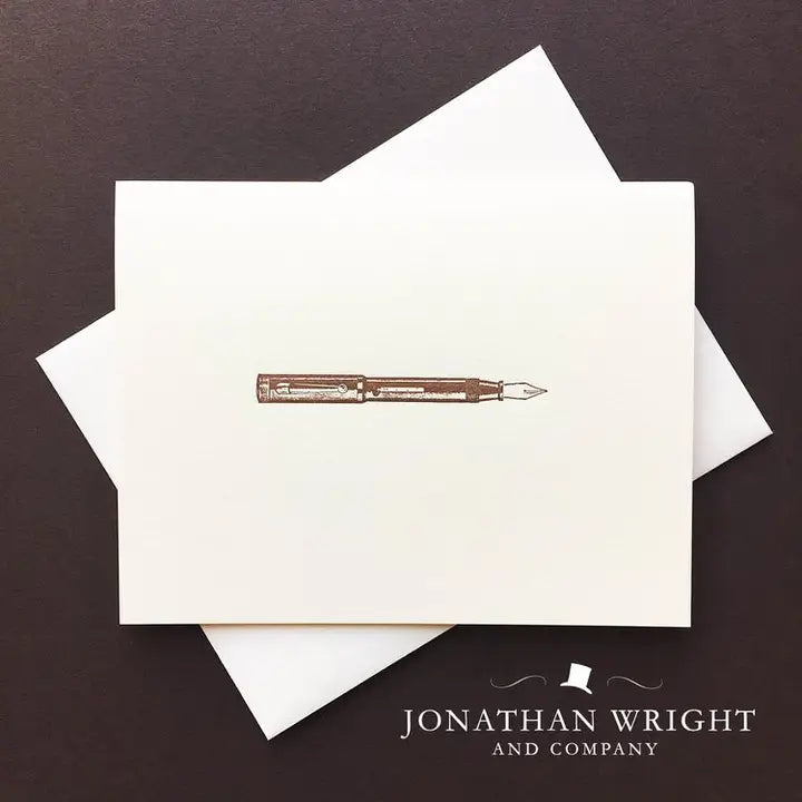 Jonathan Wright and Company - Fountain Pen Boxed Notecards (6ct)