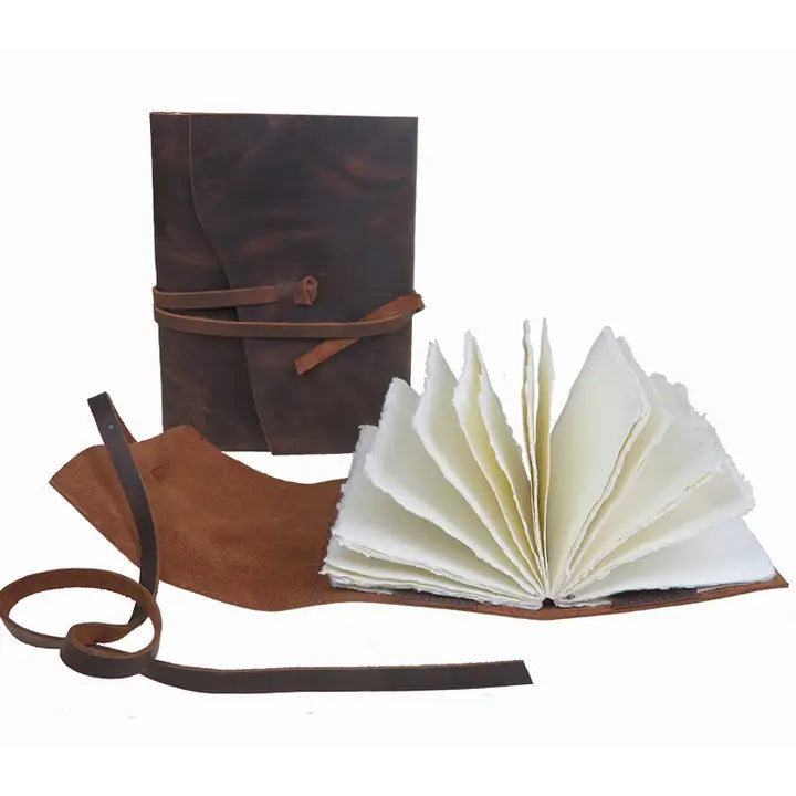 Epigram Oiled Leather Journal with Tie - A6