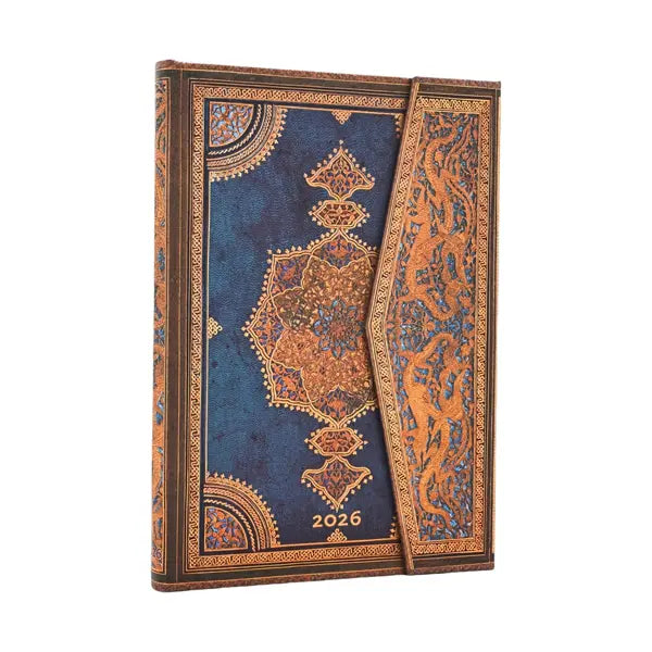 Paperblanks 2026 Planner - Safavid Indigo (Horizontal)