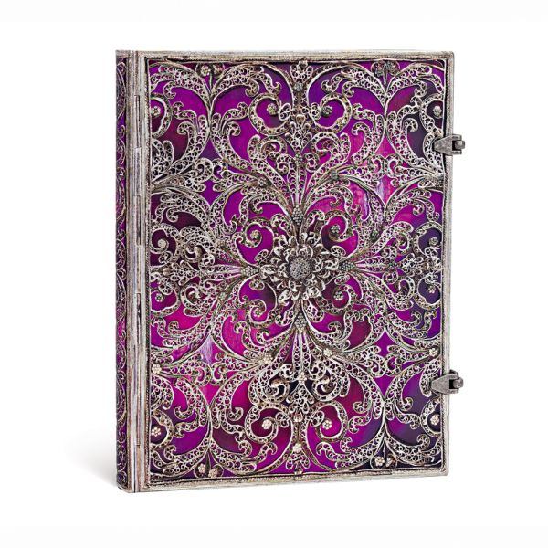 Paperblanks Aubergine - Silver Filigree Journal