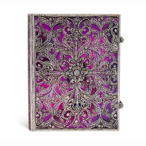 Paperblanks Aubergine - Silver Filigree Journal