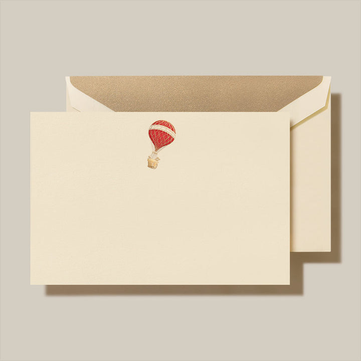 Crane Hot Air Balloon Card and Envelopes (10ct.)