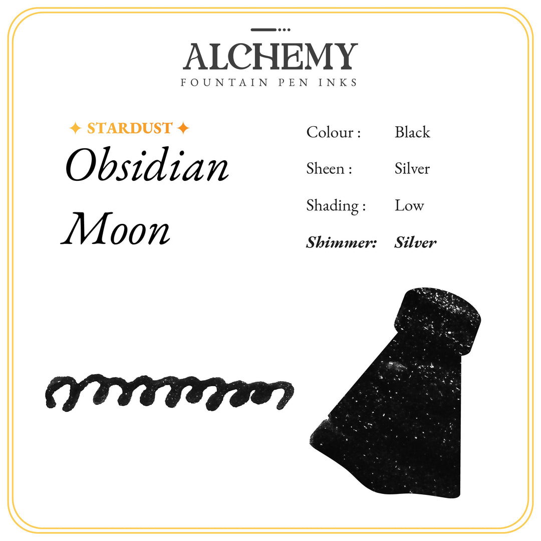 Endless Alchemy 45ml Ink Bottle - Obsidian Moon