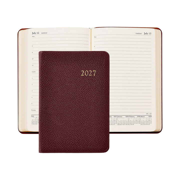 Graphic Image 2027 Planner - Pebble Grain Leather A5