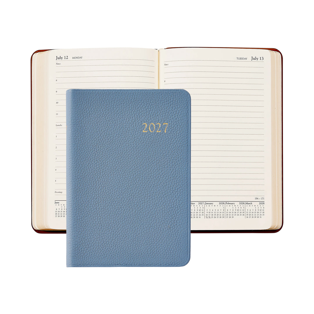Graphic Image 2027 Planner - Pebble Grain Leather A5