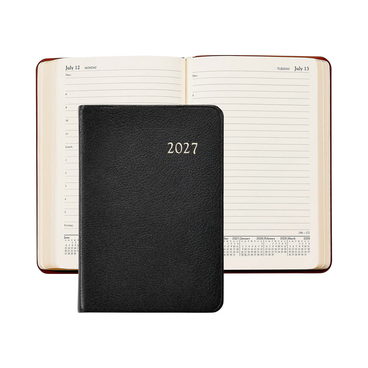 Graphic Image 2027 Planner - Goatskin Leather A5