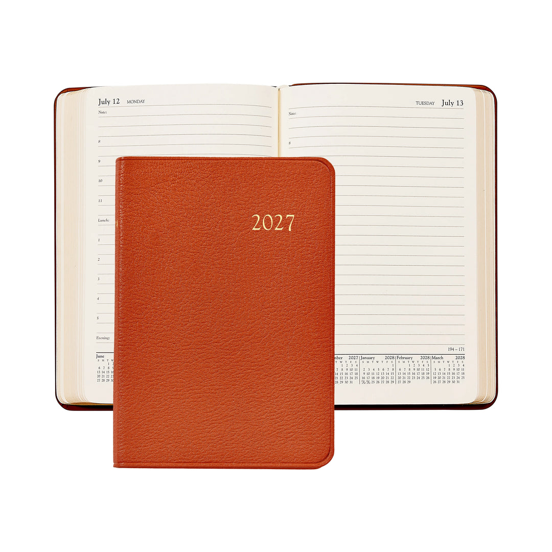 Graphic Image 2027 Planner - Goatskin Leather A5
