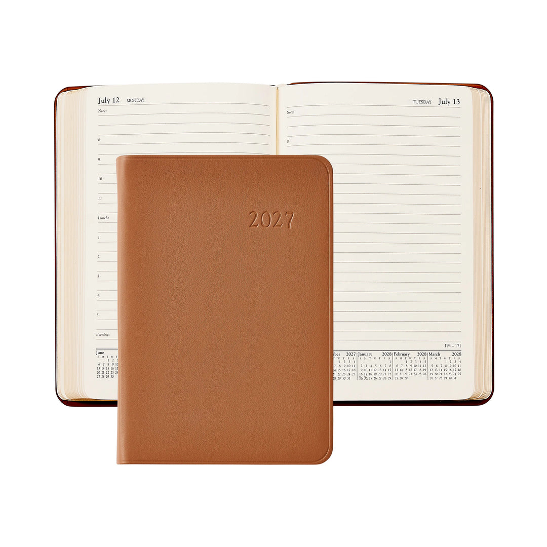 Graphic Image 2027 Planner - Traditional Leather A5