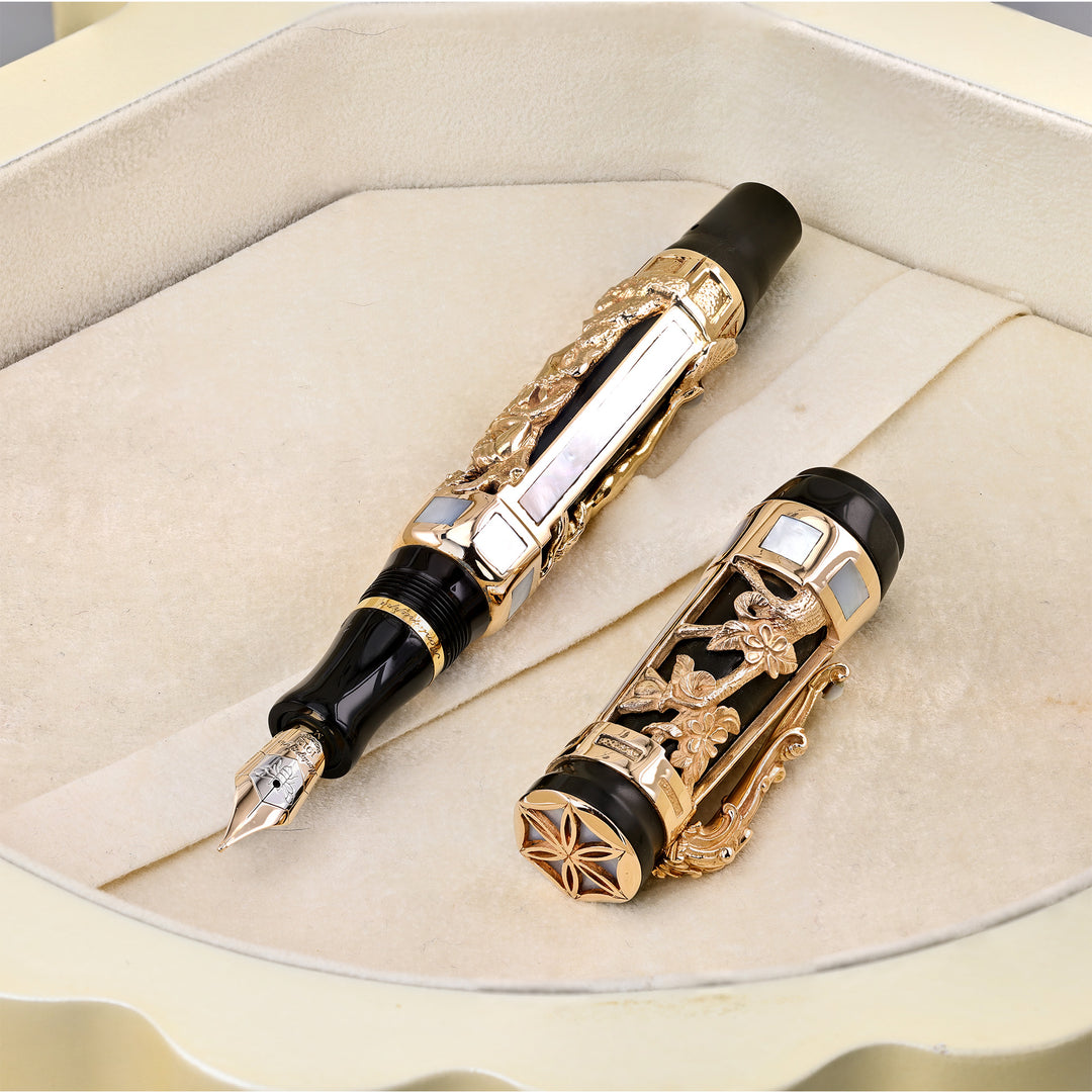 Montegrappa Limited Edition Aphrodite Fountain Pen in Solid Gold