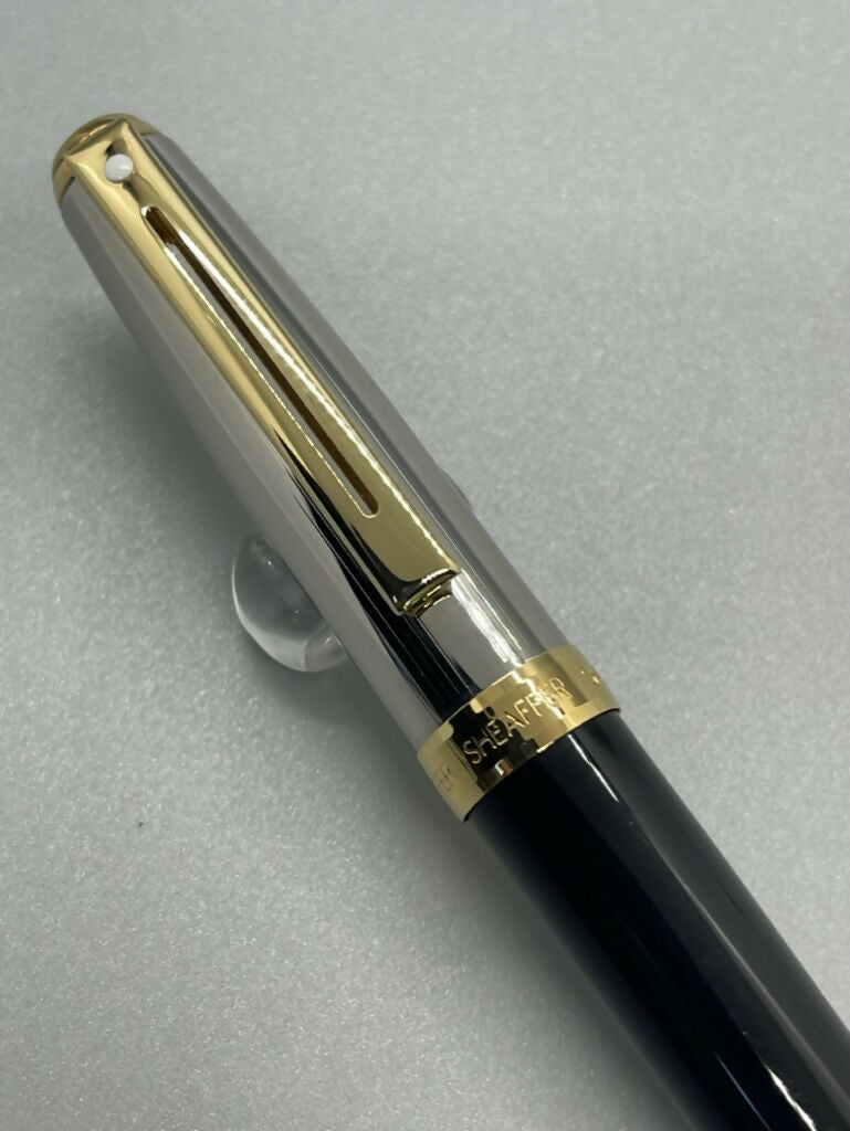 Shaeffer Balance Black Lacquer and Silver Rollerball