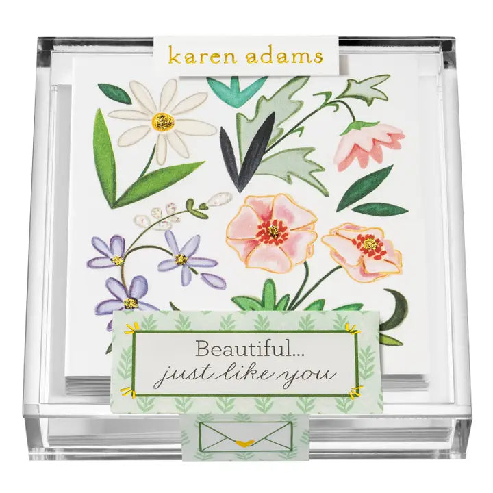 Karen Adams Beautiful You Gift Enclosures Cards & Envelopes (6ct.)