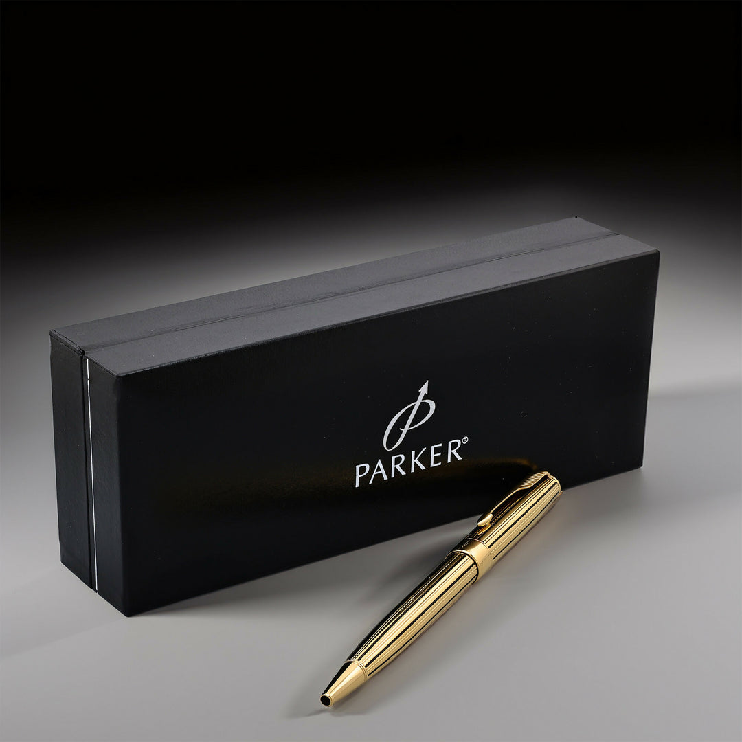 Parker Premier Gold Plated Regency Stripes Ballpoint