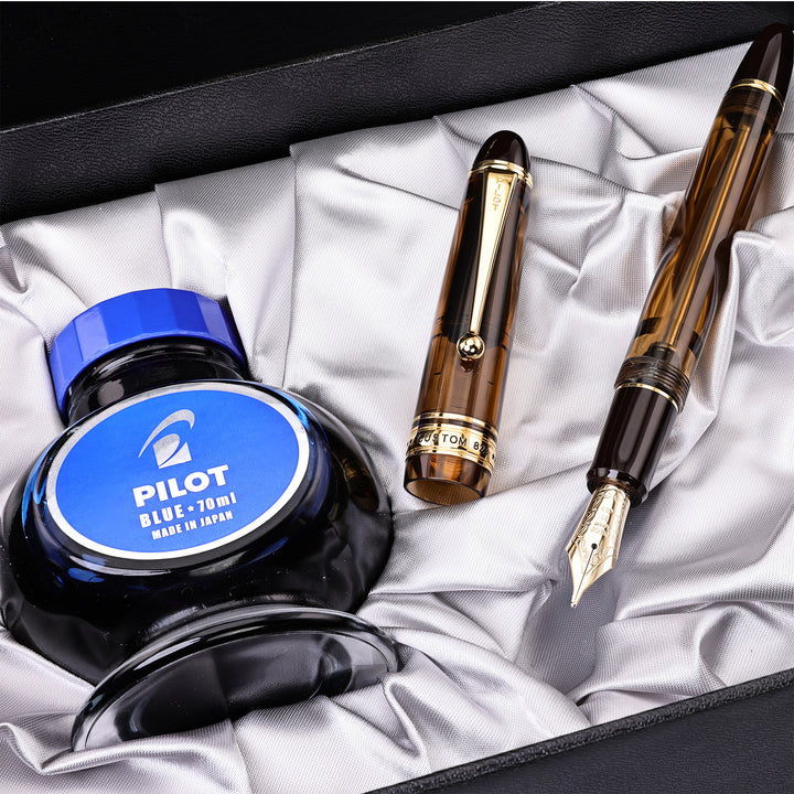 Pilot Custom 823 Amber Fountain Pen