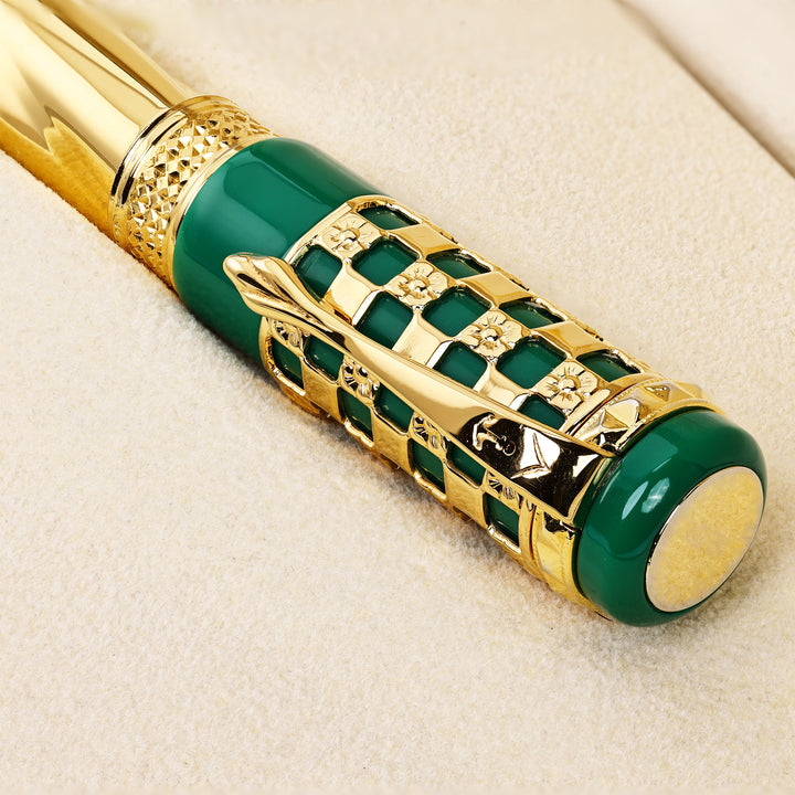Ancora Antoni Gaudí Verde Vermeil Limited Edition Fountain Pen