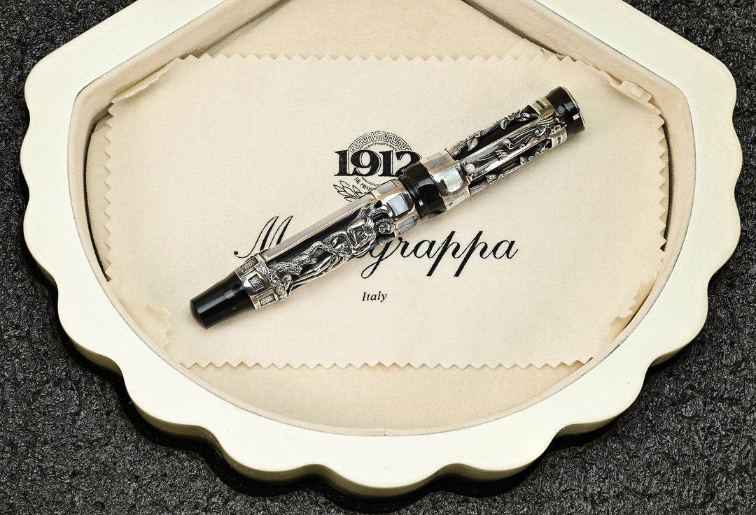 Montegrappa Limited Edition Aphrodite Fountain Pen in Sterling Silver