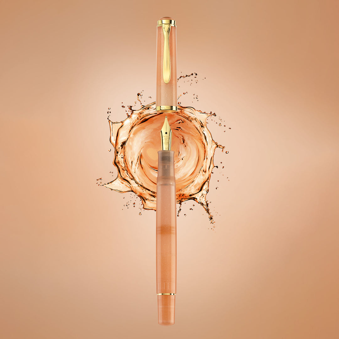 Pelikan Souverän M200 Apricot Achat Fountain Pen
