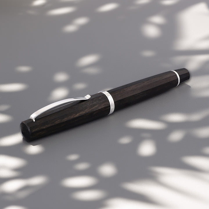 OMAS Arte Italiana Art Deco Wood Fountain Pen